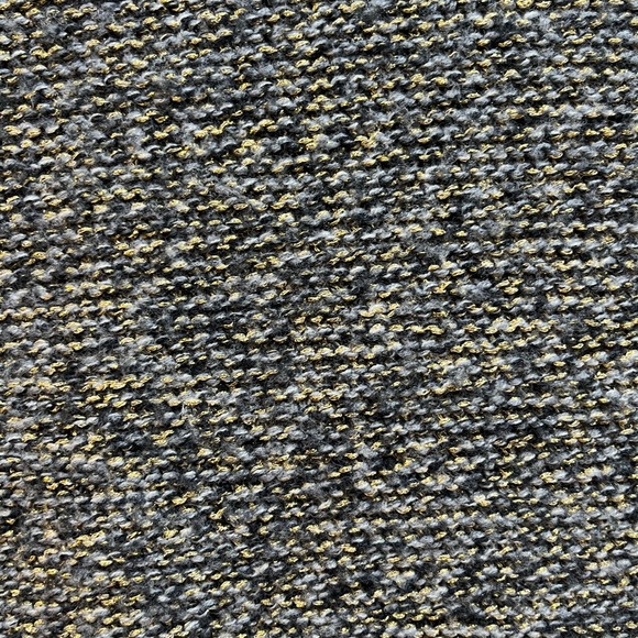 Maje Black, Blue, and gold metallic wool blend Crew Neck Sweater - Picture 4 of 6